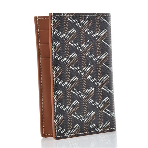 goyard card holder black and tan|Saint.